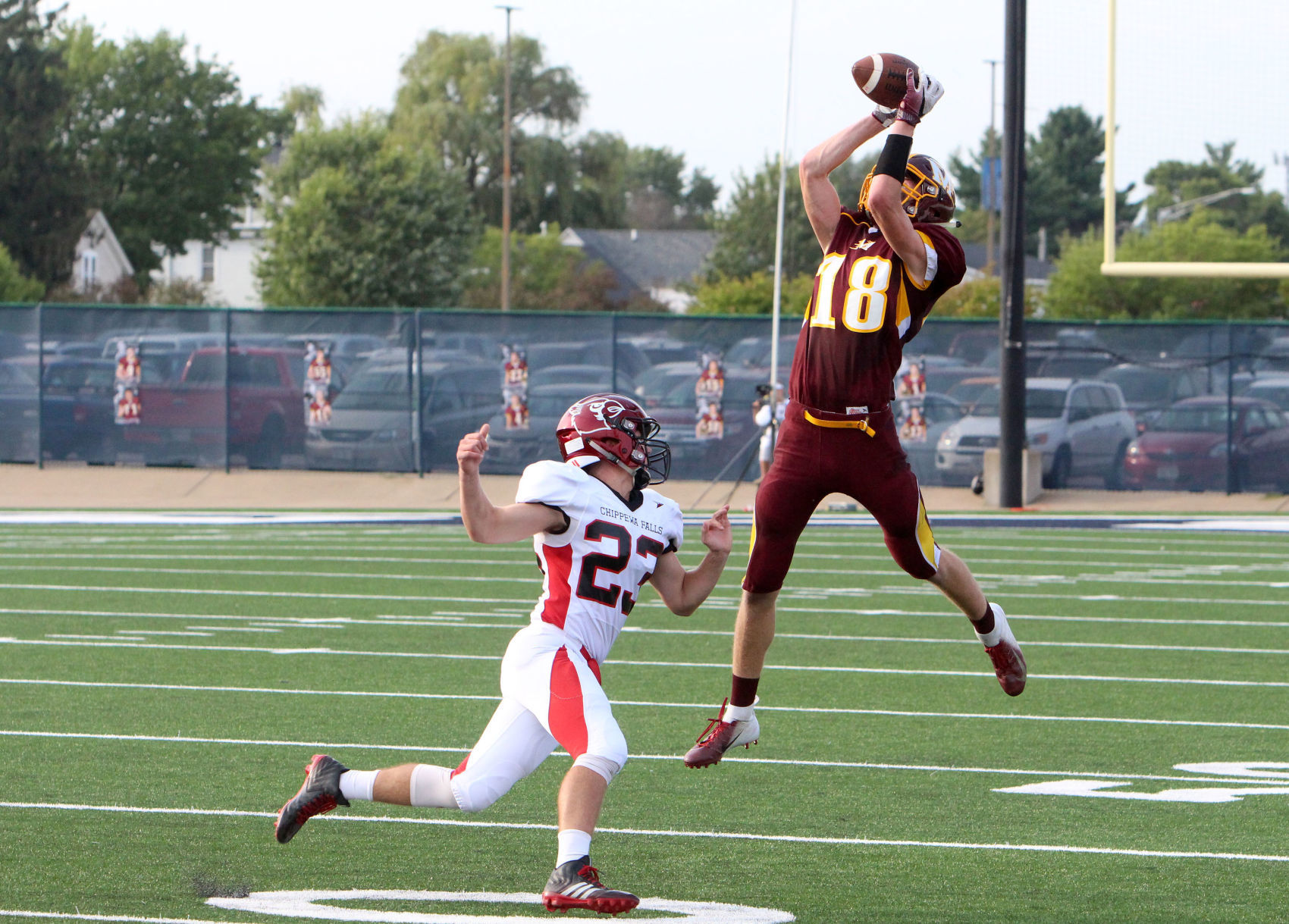 Chi-Hi football at Menomonie 8-31-18